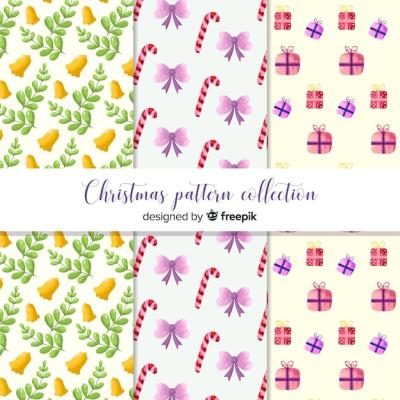 Creative Christmas Pattern Collection – Free Download