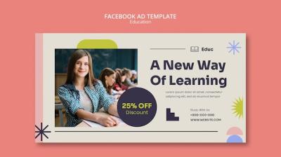 Flat Design Education Template – Download Free Stock Photo