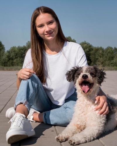 Girl Holding Adorable Dog – Free Stock Photo, Download for Free