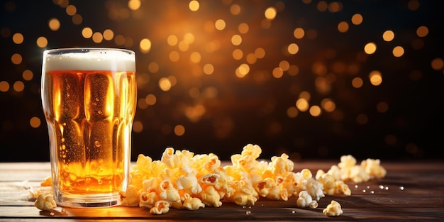 A Cold Beer and Snacks for a Relaxed Break – Free Stock Photo Download