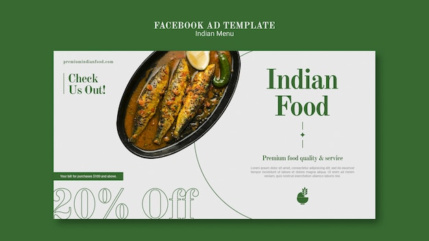 Indian Food Restaurant and Business Social Media Promo Template – Free Download