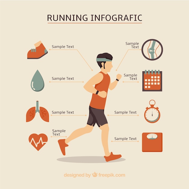 Runner Infographics: Free Download Free Stock Photos