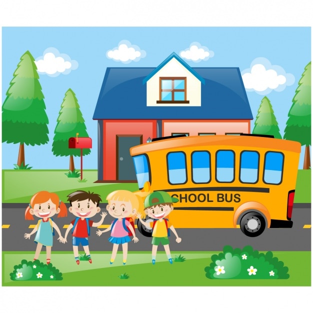 Kids Coming Back from School – Free Stock Photos for Download