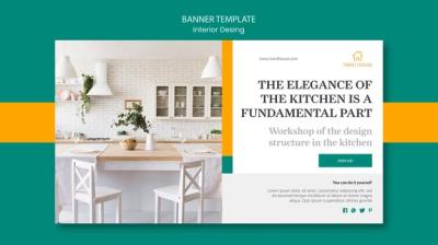 Interior Design Banner Template – Free Download