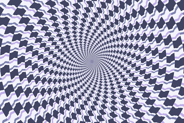 Flat Design Optical Illusion Background – Free to Download