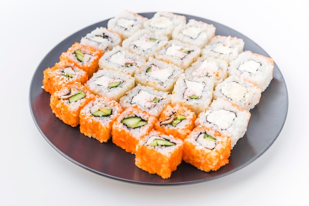 Assortments of Sushi on a Plate: Free to Download Stock Photo