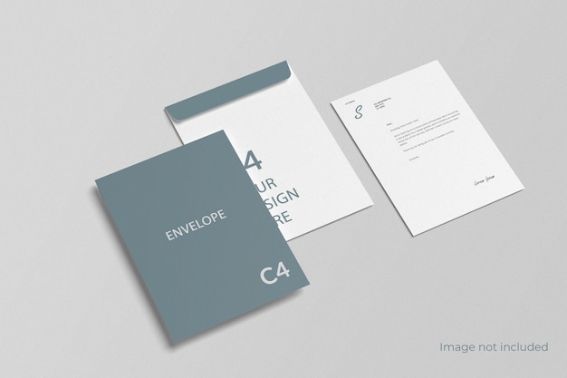 C4 Envelope Mockup – Free Stock Photo for Download