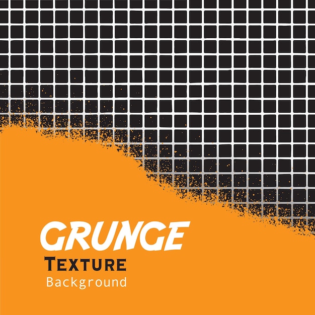 Yellow Grunge with Grid Line Background – Free Download