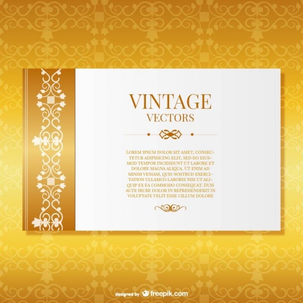 Ornate Elegant Card Template – Free Download