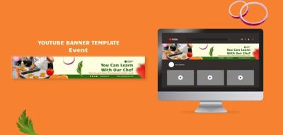 Cook Event Template in Flat Design – Free Download