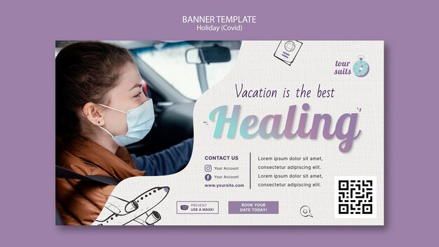 Travel and Safety Banner Template – Free Download