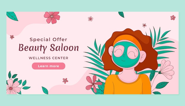 Beauty Concept Sale Banner Template – Free Download