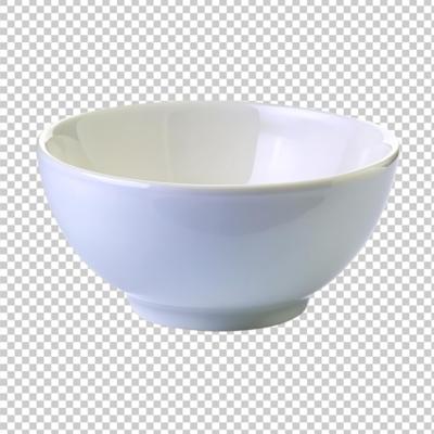 Isolated White Bowl on Transparent Background – Free Download