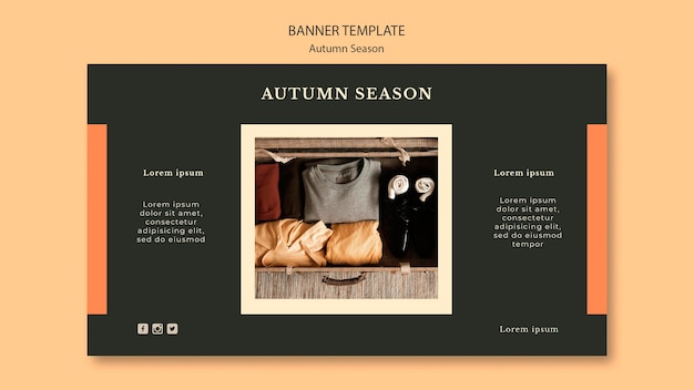 Autumn Concept Banner Template – Free Download