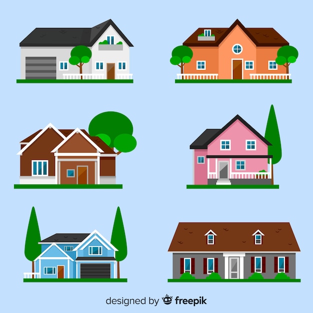 diverse house designs for your projects – free download, download free stock photo