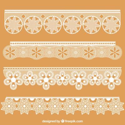 Decorative Lace Borders Floral – Free to Download