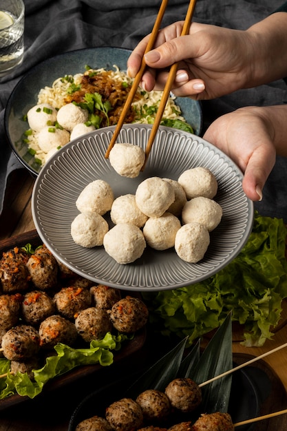 Delicious Indonesian Bakso – Free Stock Photo for Download