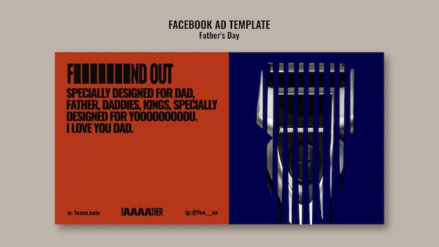 Creative Father’s Day Template Design – Free Download