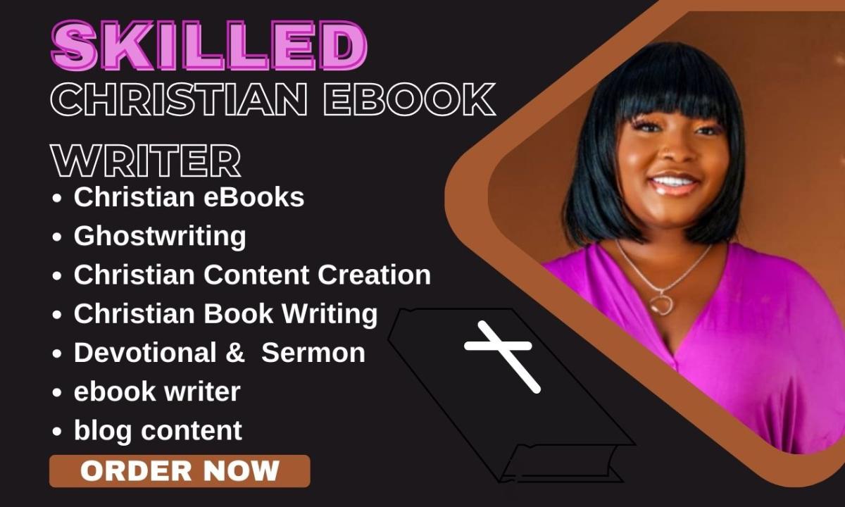 I Will Ghostwrite Unique Blog Content, eBook, Christian Books, and Devotionals