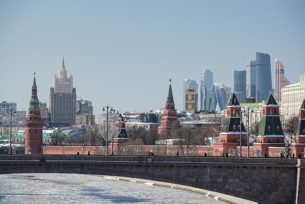 The View at the Moscow Kremlin on a Sunny Day in March – Free to Download