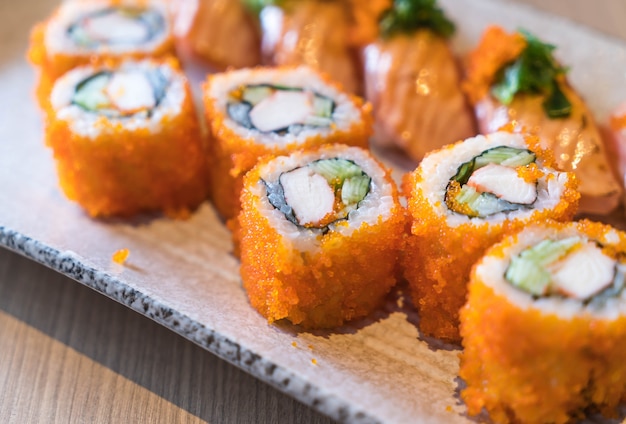 Salmon Sushi and Salmon Maki – Free Stock Photo, Download Free Stock Photo