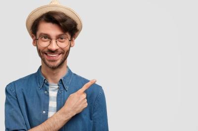 Happy Bearded Young Male Farmer with Pleasant Smile – Free Download