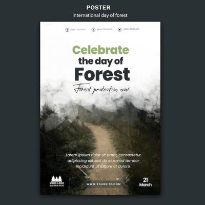 World Forest Day Poster Template – Free Download