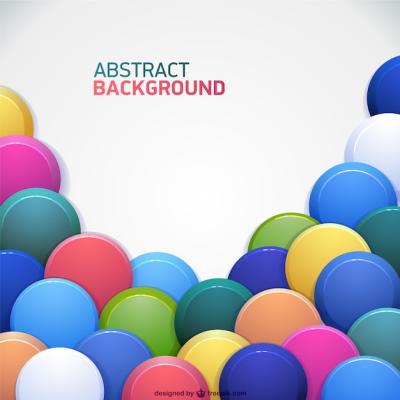 Colorful Circles Abstract Background – Free Download