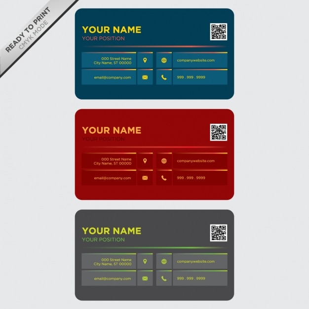 Business Card Template Design – Free Download