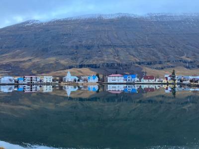 Reflection of a Village in Water – Free Stock Photo for Download