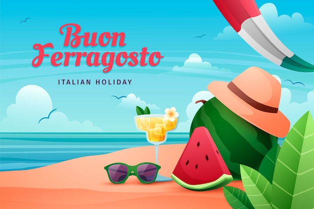 Background for Italian Ferragosto Celebration – Free Stock Photo, Download for Free