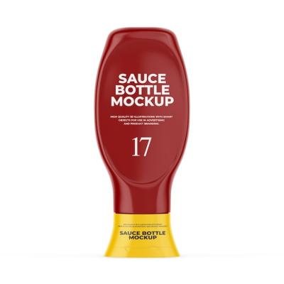 Sauce Bottle Mockup – Download Free Stock Photo