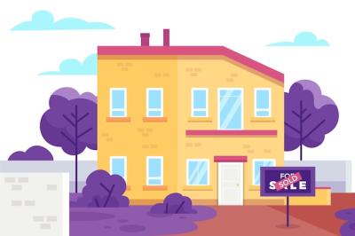 House for Sale Illustration – Free Download, Download Free Stock Photo