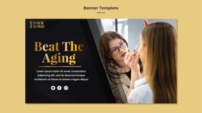 Make Up Banner Template Concept – Download Free Stock Photo