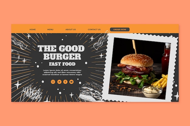 American Food Web Template – Free Download