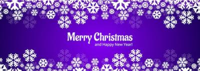 Beautiful Merry Christmas Snowflake Banner Design Vector – Free Download