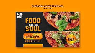 Fast Food Template Design – Free Download for Your Creative Projects