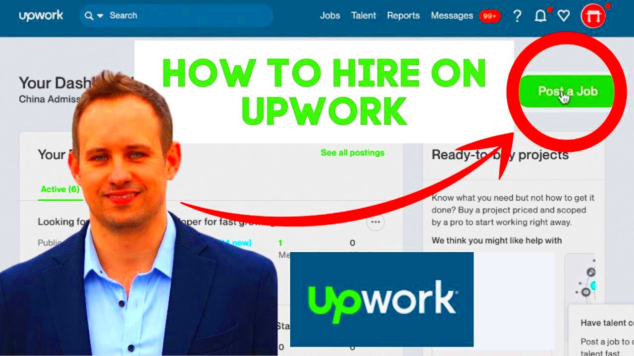 How to hire freelancers on Upwork Step by step video guide Richard 