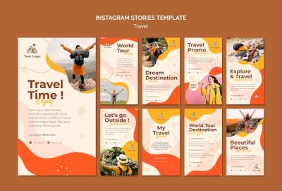 Travel Instagram Stories Templates – Free Download