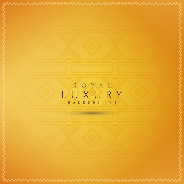 Luxury Yellow Abstract Decorative Vector Templates – Free Download