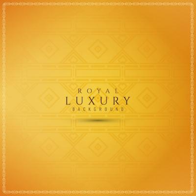 Luxury Yellow Abstract Decorative Vector Templates – Free Download