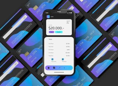 Smartphone and Bank Card Mockup – Free Download