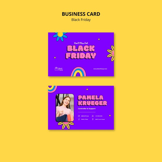 Black Friday Flat Design Template – Free Download