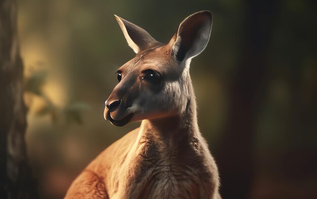 A Kangaroo in a Beautiful Nature Setting – Free Stock Photo, Download for Free