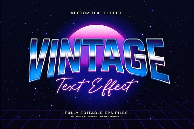 Vintage Text Effect – Free Download for Stunning Designs