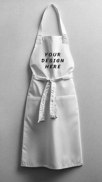 White Apron Mockup – Free Download, Free Stock Photo