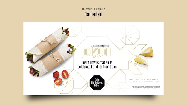 Ramadan Celebration Facebook Template – Free Download