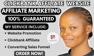 I Will Build a ClickBank Affiliate Website with ClickFunnels Sales Funnel for Affiliate Marketing