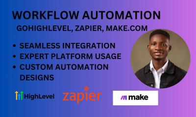 I Will Set Up Made.com, Make.com Automation, Airtable, OpenAI Chat, and Zapier