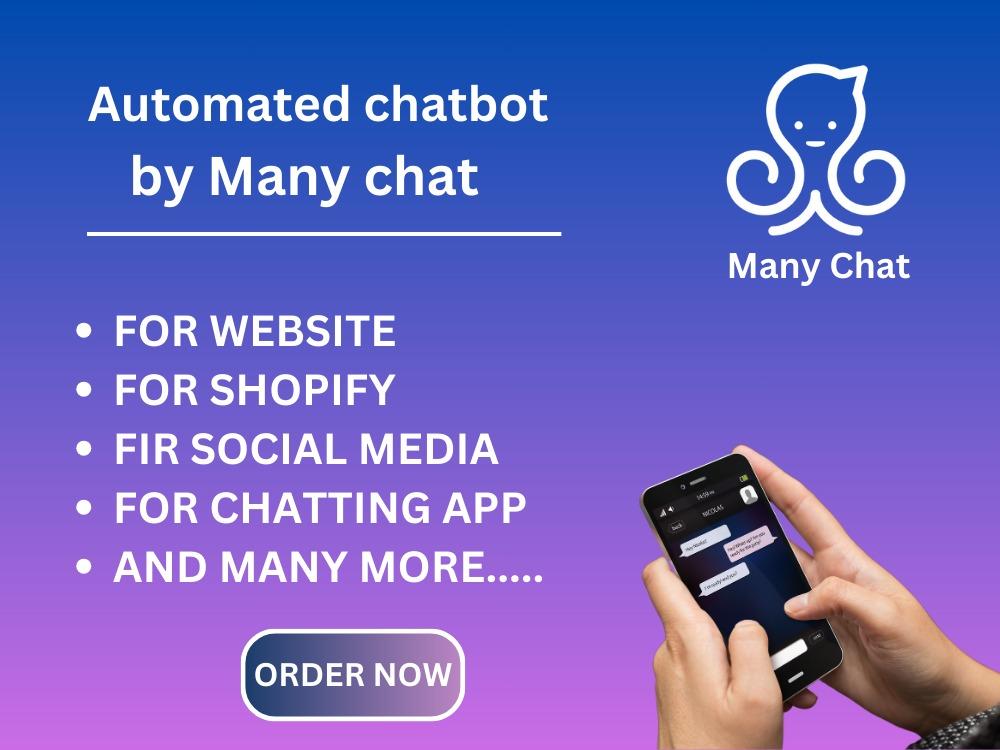 I Will Create Chatbots with High Conversion and Lots of Chats